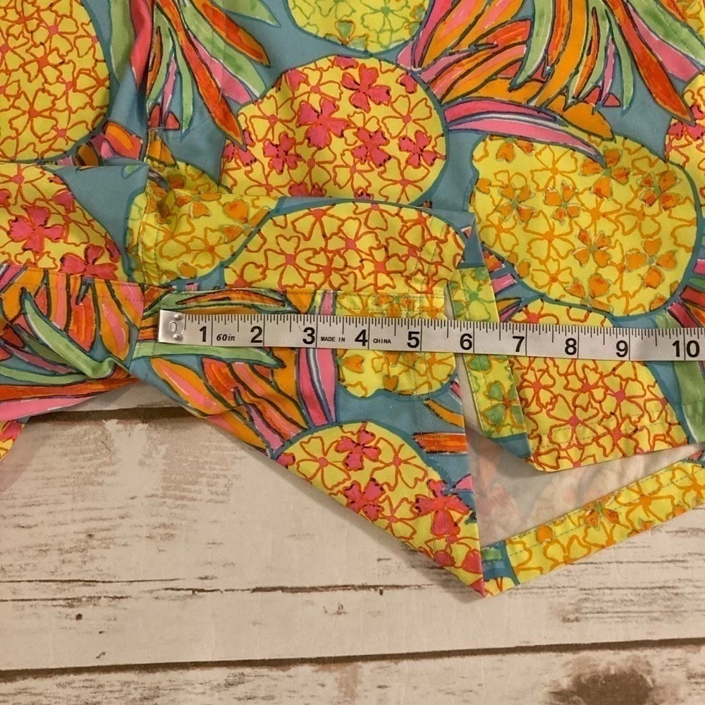 Chubbies Men’s XL Neon Pineapple Swim Trunk Shorts